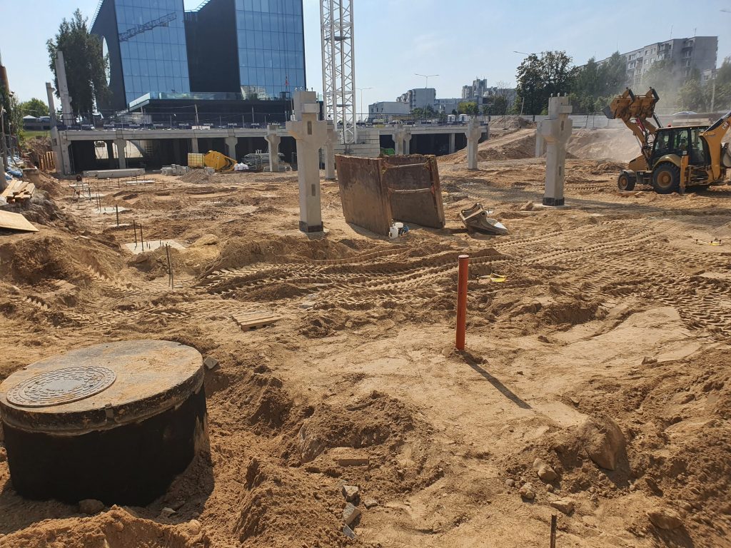 PC PIKAS (Ukmergės g. 221) - Shopping center - construction photos