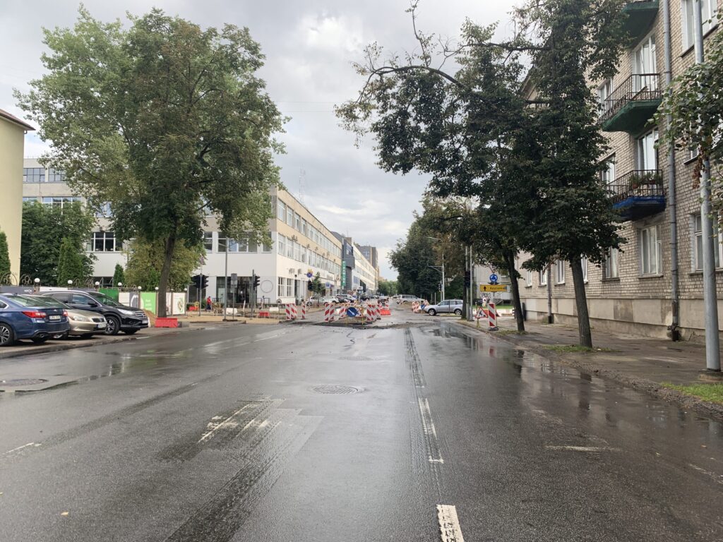 Ramaus eismo T. Ševčenkos g. (T. Ševčenkos g.) - Street - construction photos