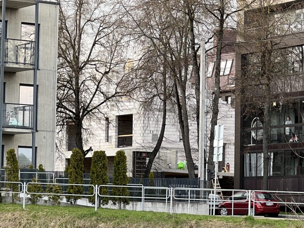 Lūšių 19 (Lūšių g. 19) - Row housing - construction photos