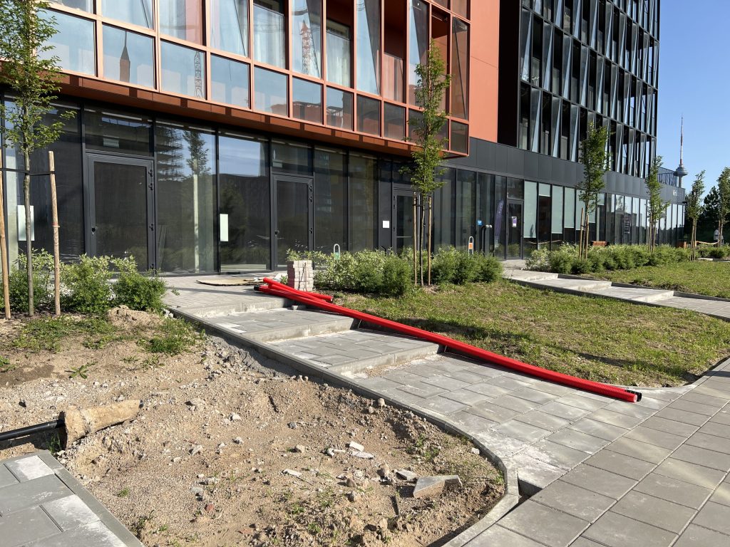 Viršilų g. nuo V. Lingio g. iki Justiniškių g. (Viršilų g.) - Bike path, Street - construction photos