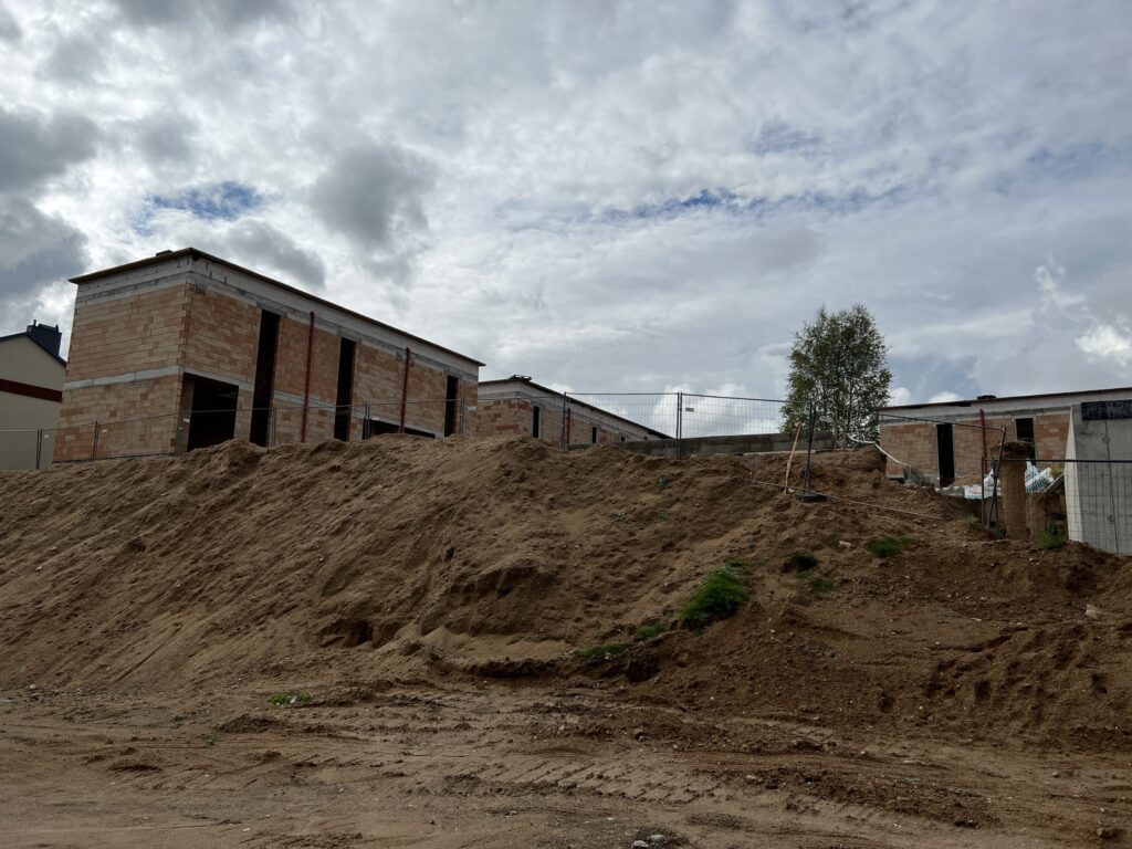 MO Garden 1 etapas (sublokuoti namai) (Mozūriškių g. 188, 200, 202, 204, 206, 208, 210, 212, 222, 224, 226, 228) - Row housing - construction photos