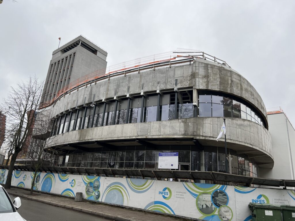 Klaipėdos muzikinis teatras (Danės g. 19) - Cultural center - construction photos