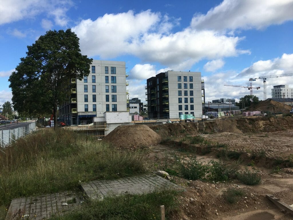 Naujasis Skansenas 1 etapas (Linkmenų g. 15) - Multi apartment - construction photos