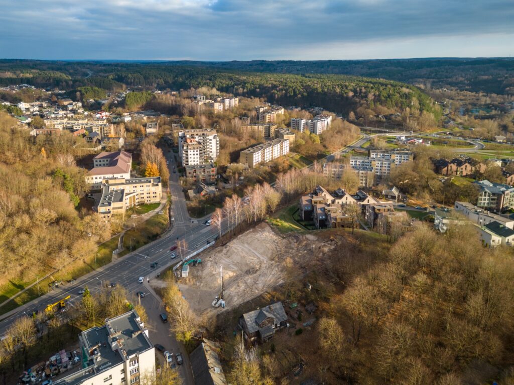 Užupio personos (Filaretų g. 25) - Multi apartment - construction photos