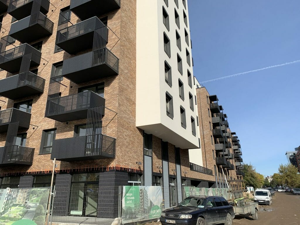 Kernavės aveniu (Kernavės g. 4) - Multi apartment - construction photos