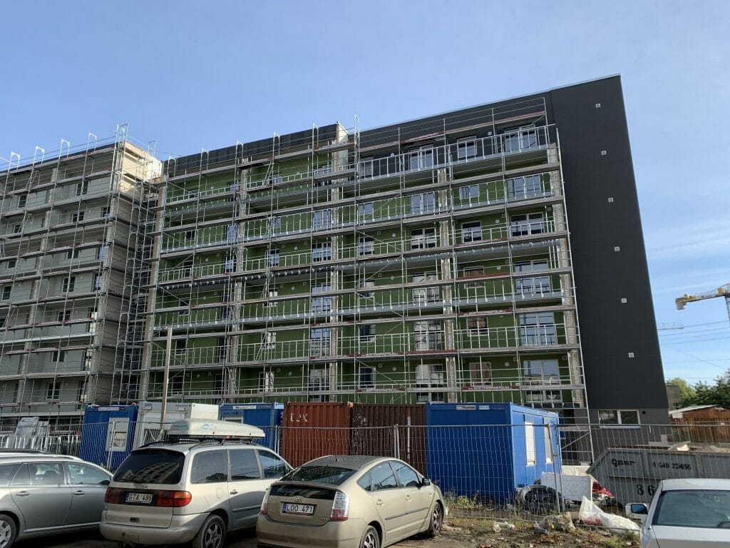 K17 (Kernavės g. 15, 17) - Multi apartment - construction photos