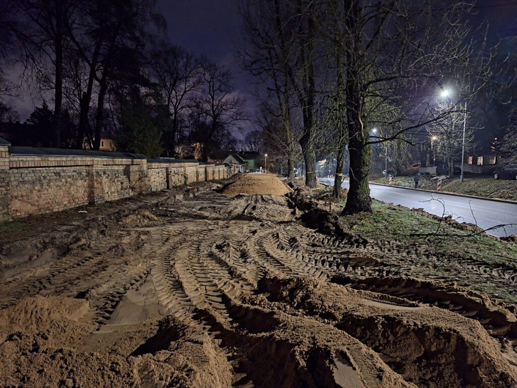 Dviračių takas Liepkalnio g. (Liepkalnio g.) - Bike path - construction photos