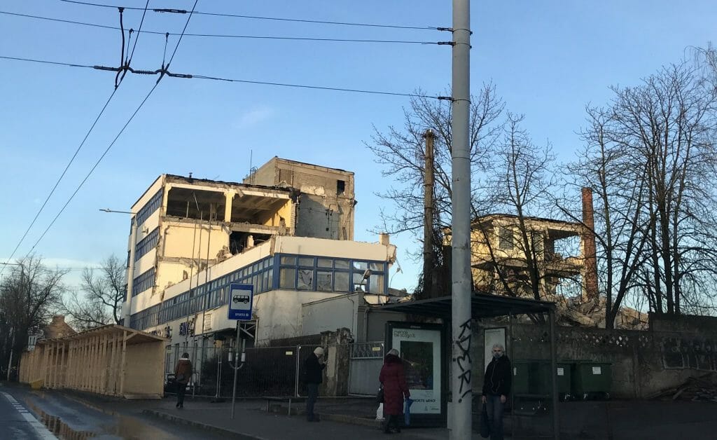 Cyber City 1 etapas (Švitrigailos g. 32) - Office center - construction photos