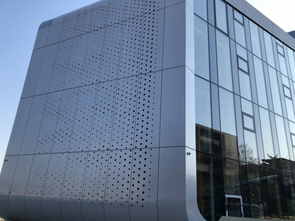 Green Hall 3 (Upės g. 9) - Office center - construction photos