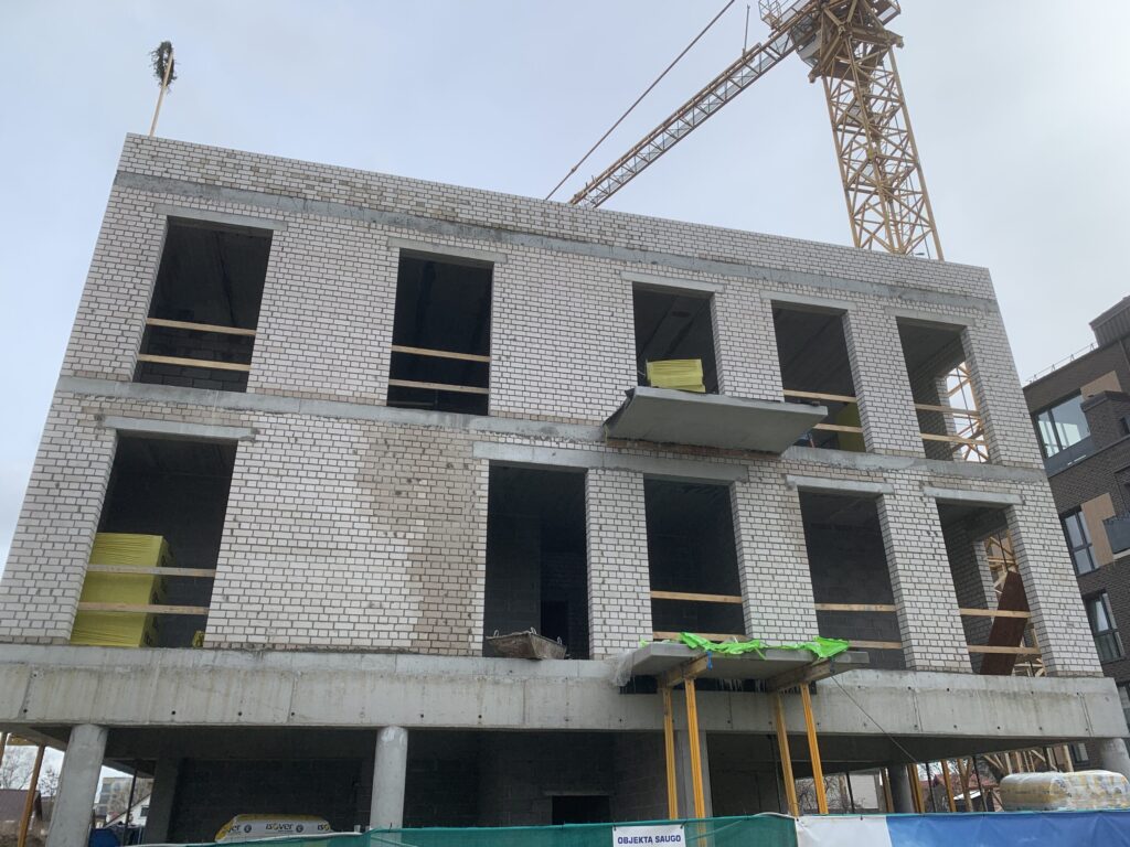 Cozy Life 2 etapas (Kintų g. 5) - Multi apartment - construction photos