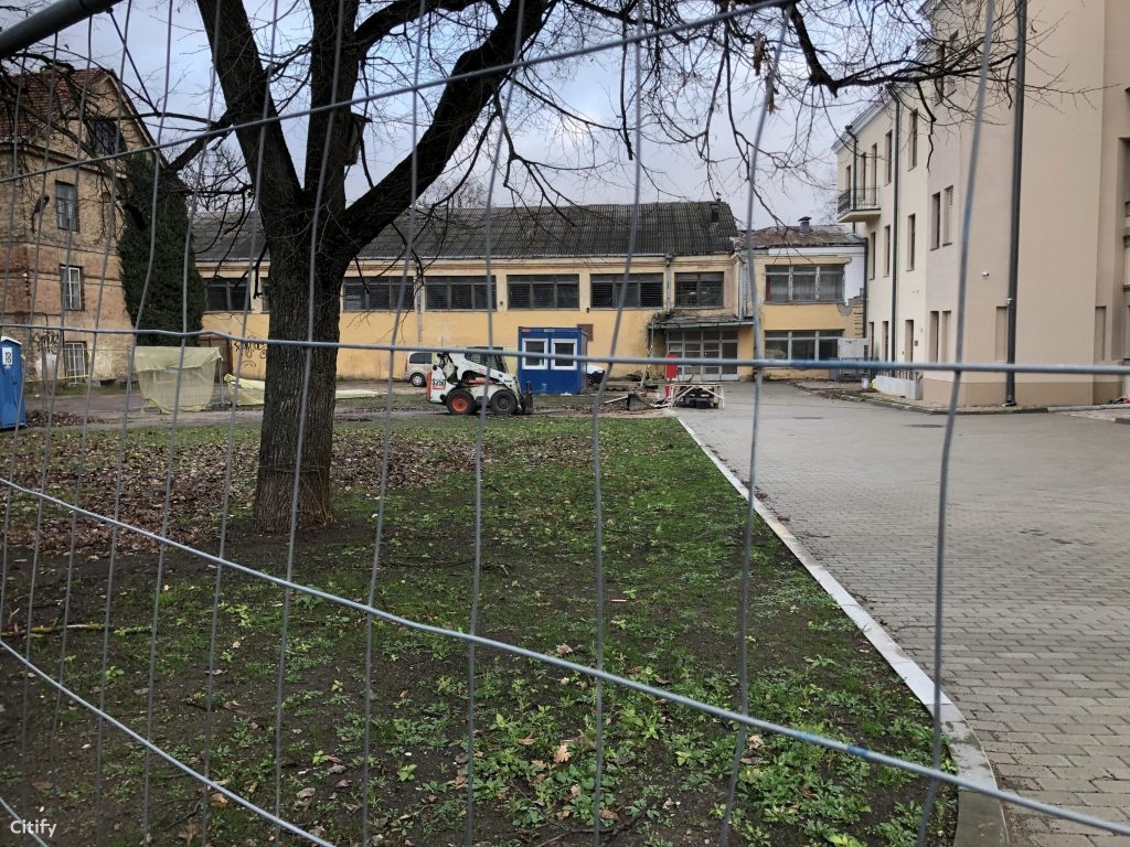 Radvilų rūmų pietų korpuso ir rytų paviljono atkūrimas (Vilniaus g. 24) - Museum - construction photos
