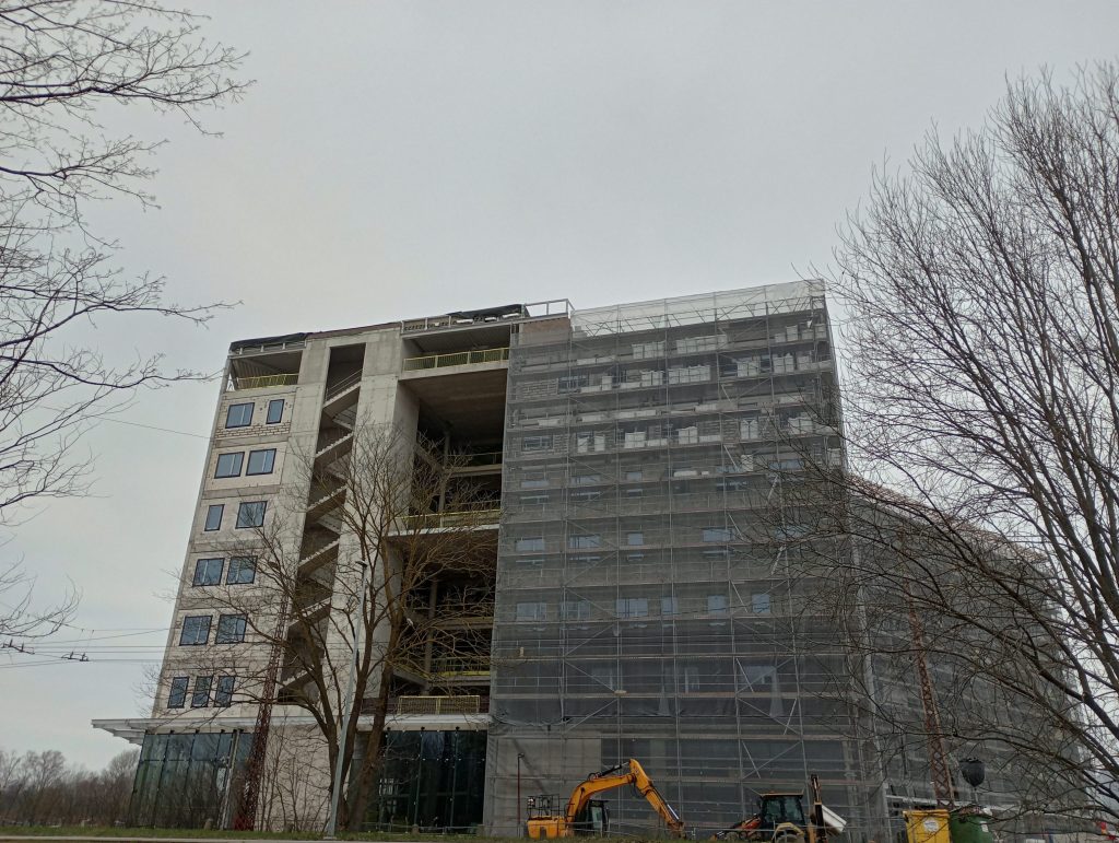 Latvijas Universitātes Akadēmiskais centrs - 3.kārta - Rakstu māja (Jelgavas iela 1) - Higher education - construction photos