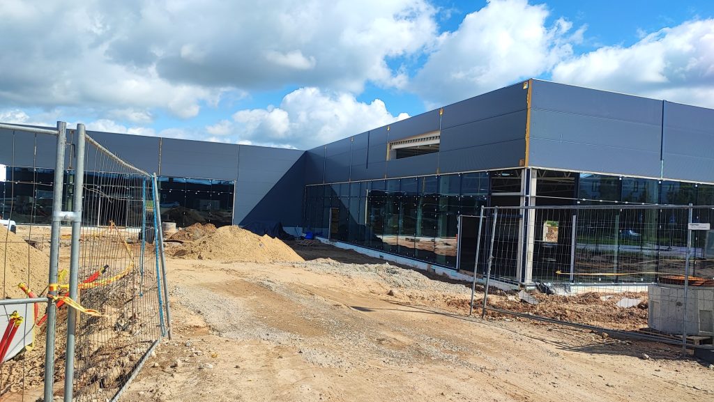 Dangeručio g. 2, 4 (Dangeručio g. 2, 4) - Shopping center - construction photos