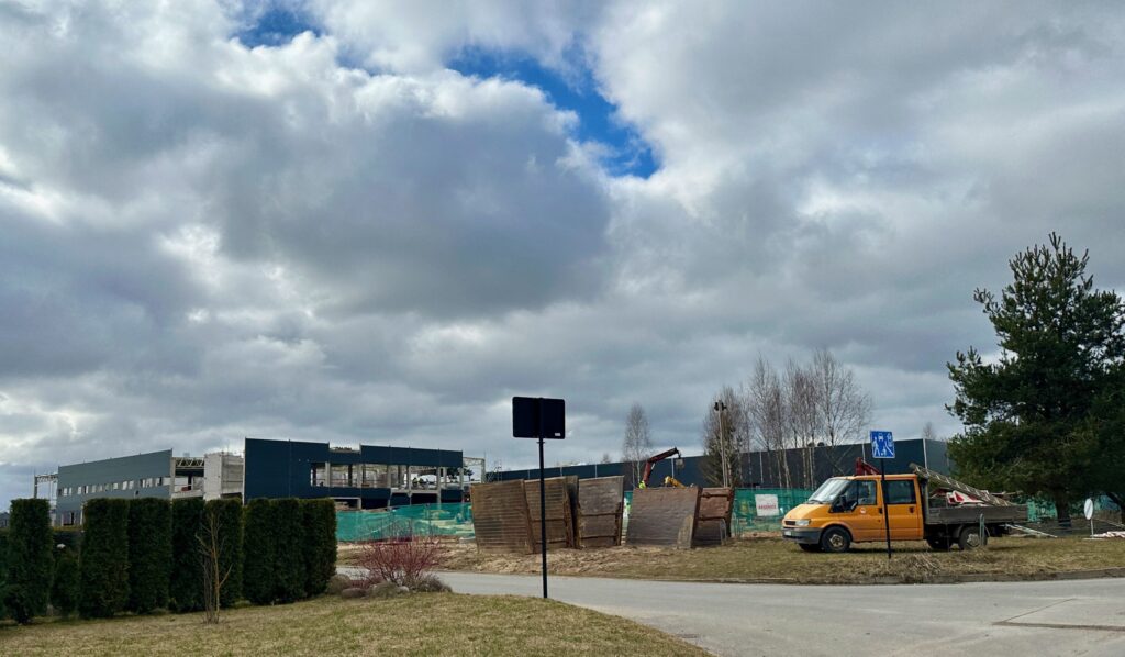 Estų g. 1 (Estų g. 1) - Baseins, Tirdzniecības centrs, Sporta būve - būvdarbu attēli