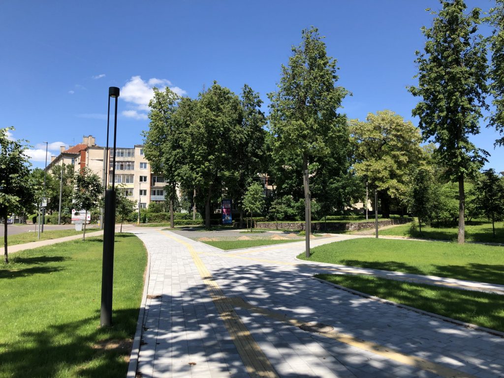 K. Petrausko g. ir M. Jankaus g. skveras (M. Jankaus g.) - Square - construction photos