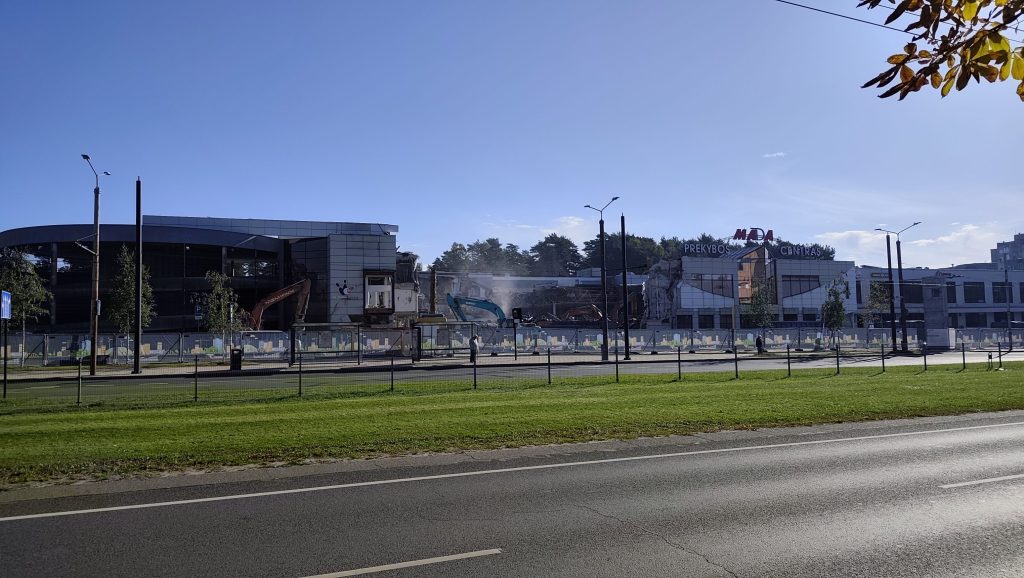 PC Mada rekonstrukcija (Viršuliškių g. 40, 42) - Shopping center - construction photos