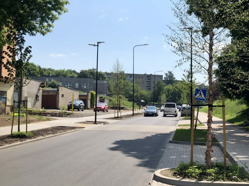 Ramaus eismo Gerosios Vilties g. (Gerosios Vilties g.) - Street - construction photos