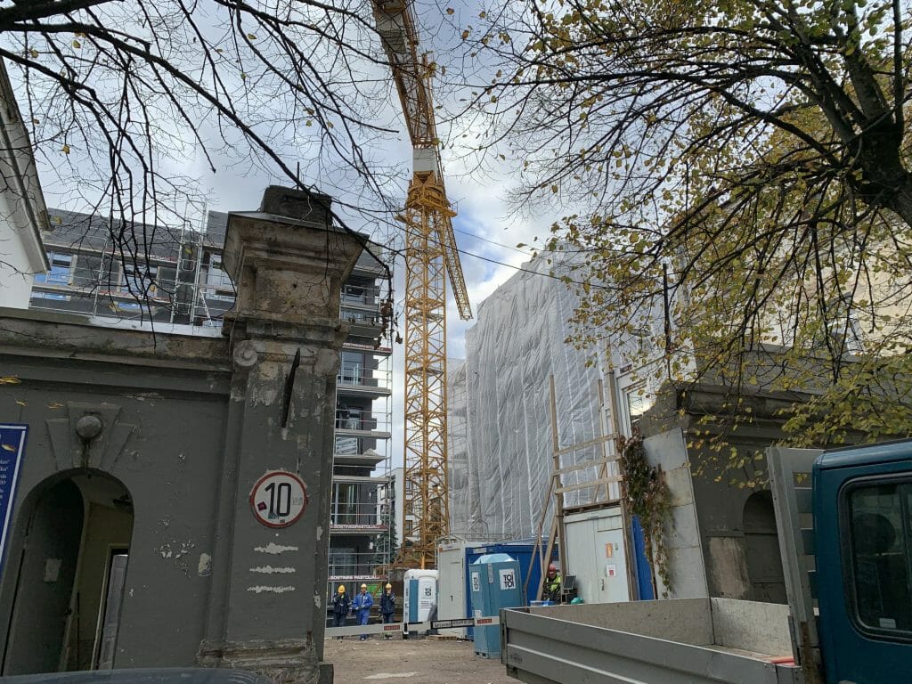 Baltas Lapas Mindaugo 3 etapas (Aguonų g. 17) - Multi apartment - construction photos