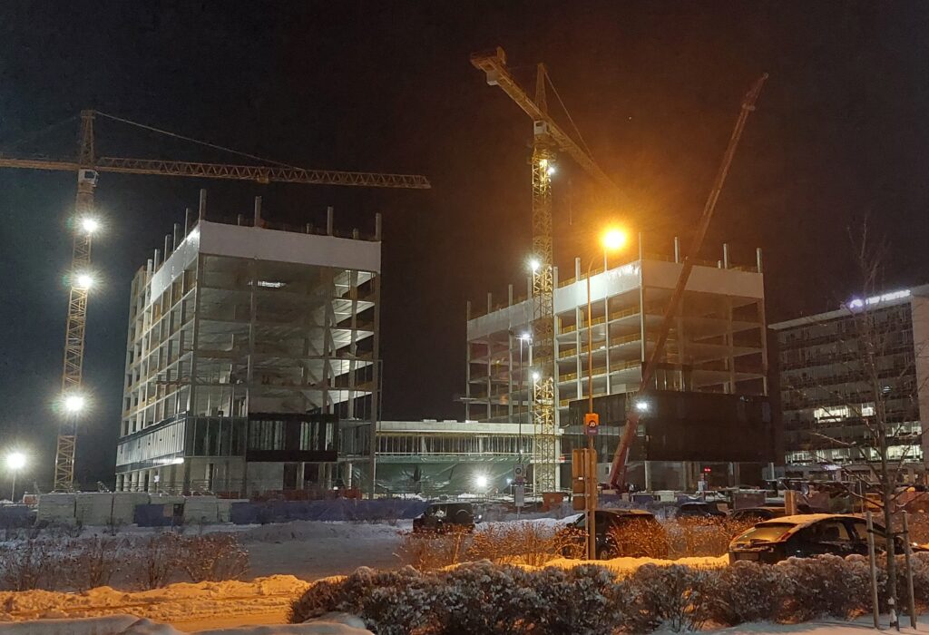 Elemental Business Centre (Skanstes iela 25) - Office center - construction photos