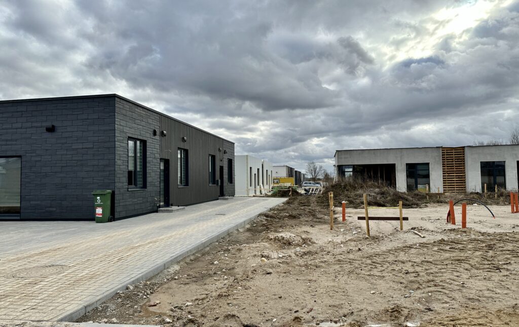 Žuvinto namai (Žuvinto g. ) - Row housing - construction photos