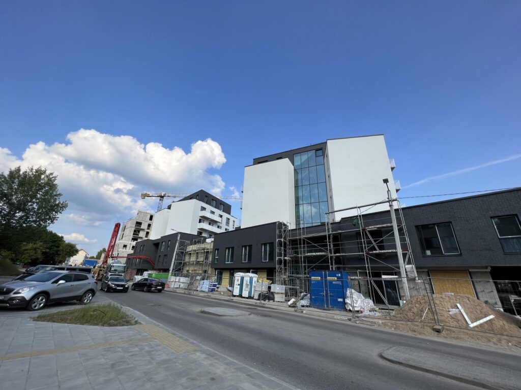 Žvėryno City (Paribio g. 12) - Multi apartment - construction photos