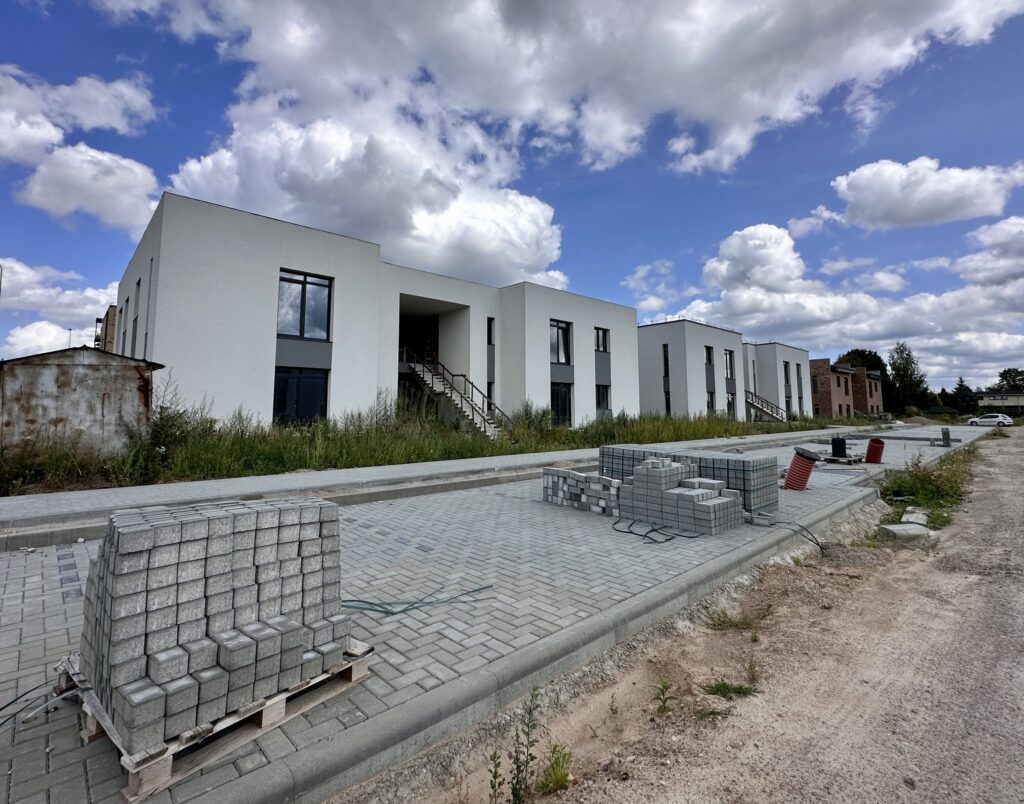 Naujasis Antakalnis Taurijos g. 45, 47, 49, 51, 53, 55 (Taurijos g. 45, 47, 49, 51, 53, 55) - Row housing - construction photos