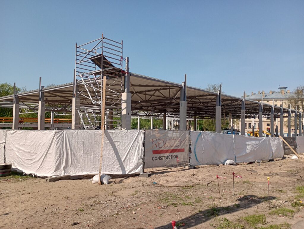 RIMI Firsa Sadovņikova iela (Firsa Sadovņikova iela 14) - Food store - construction photos