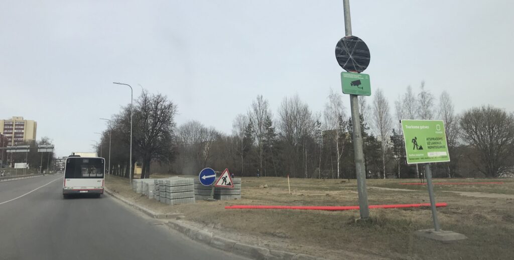 Dariaus ir Girėno g. dviračių takas (Dariaus ir Girėno g.) - Bike path - construction photos
