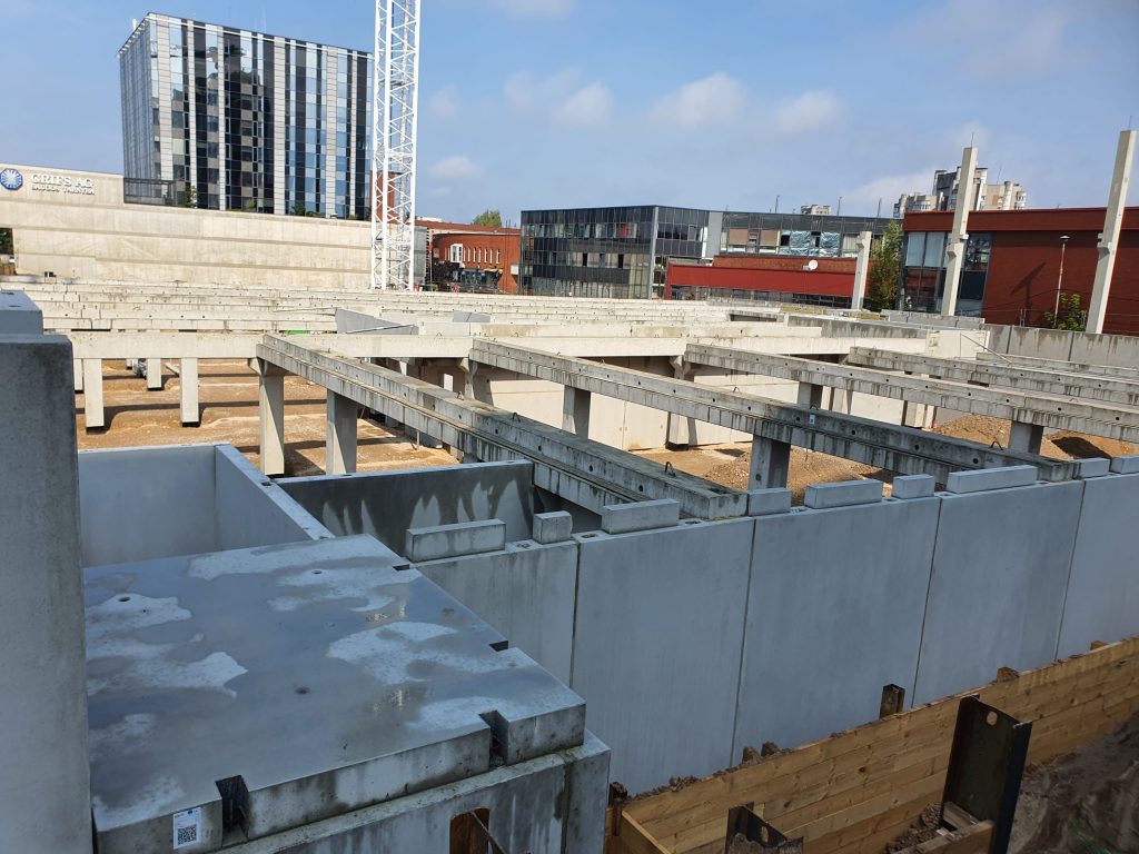 PC PIKAS (Ukmergės g. 221) - Shopping center - construction photos