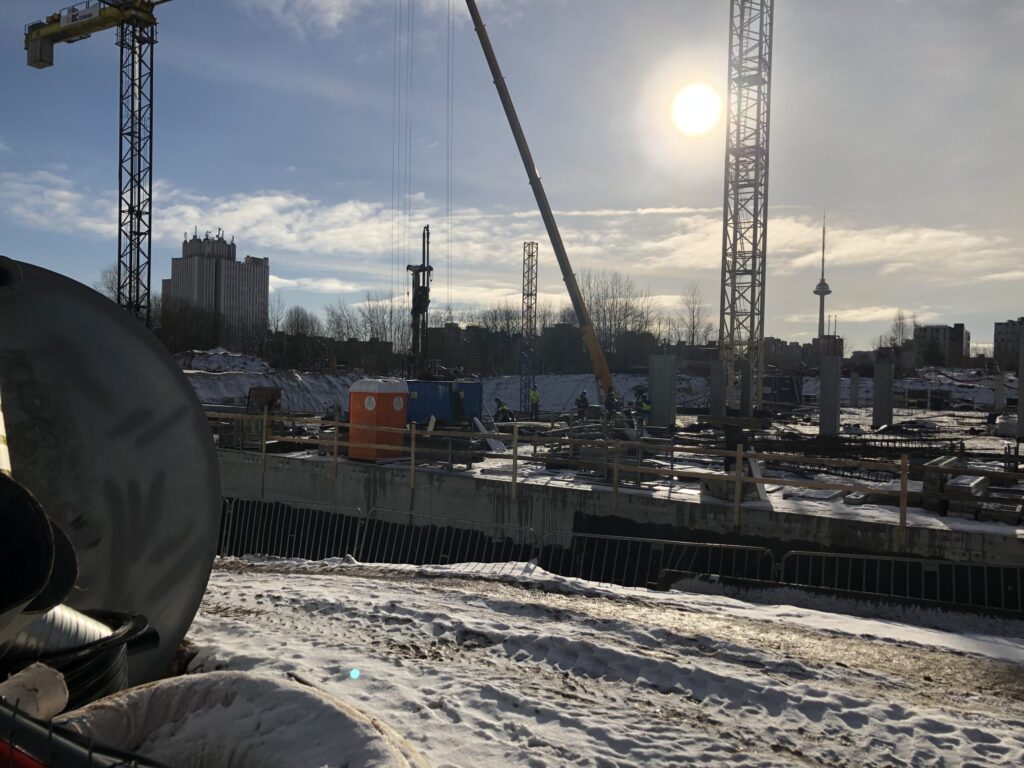 Skylum 2 etapas (Viršilų g. 6) - Multi apartment - construction photos