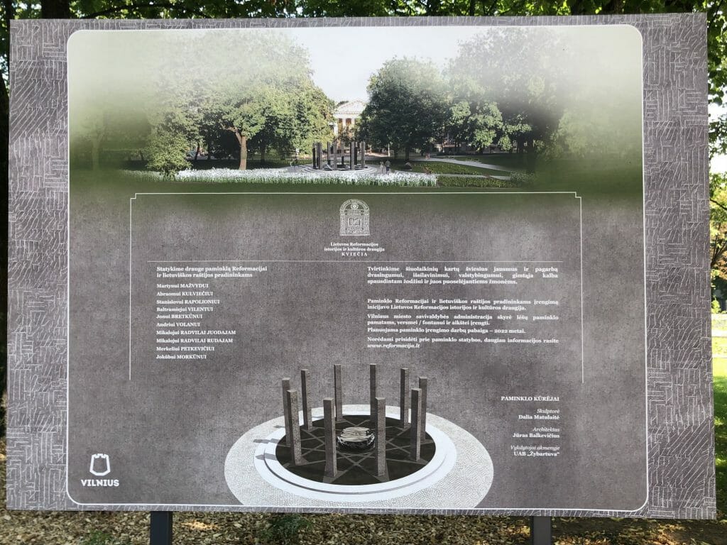 Reformatų parkas (Pylimo g.) - Parkas - statybų nuotraukos