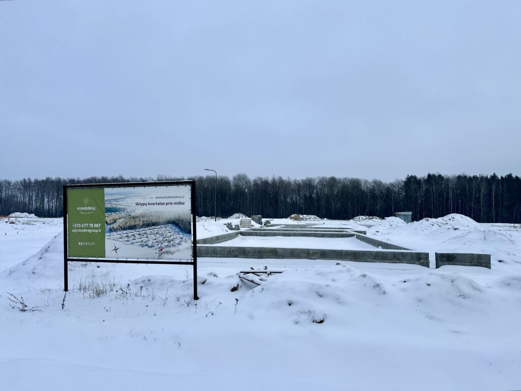 Kunigiškių perlas (Putpelių g., Fazanų g., Alksnyno g.) - Land plots - construction photos