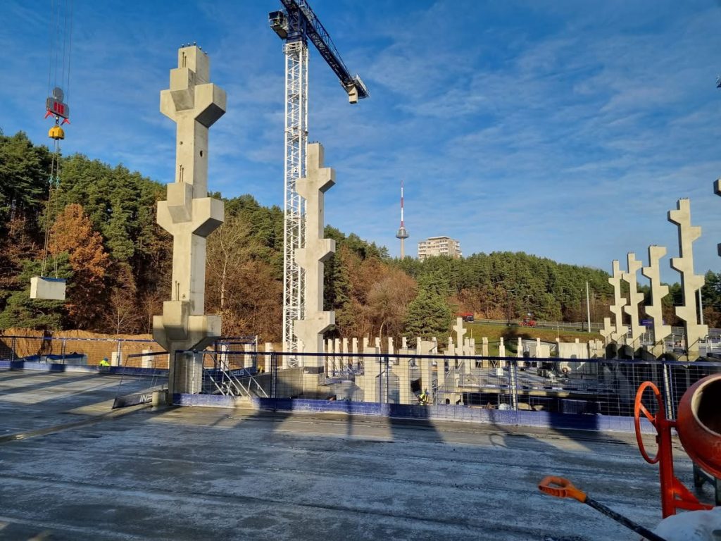 Business Garden Vilnius 2 etapas (parkingas) (Laisvės pr. 10) - Other commercial, Parking facility - construction photos