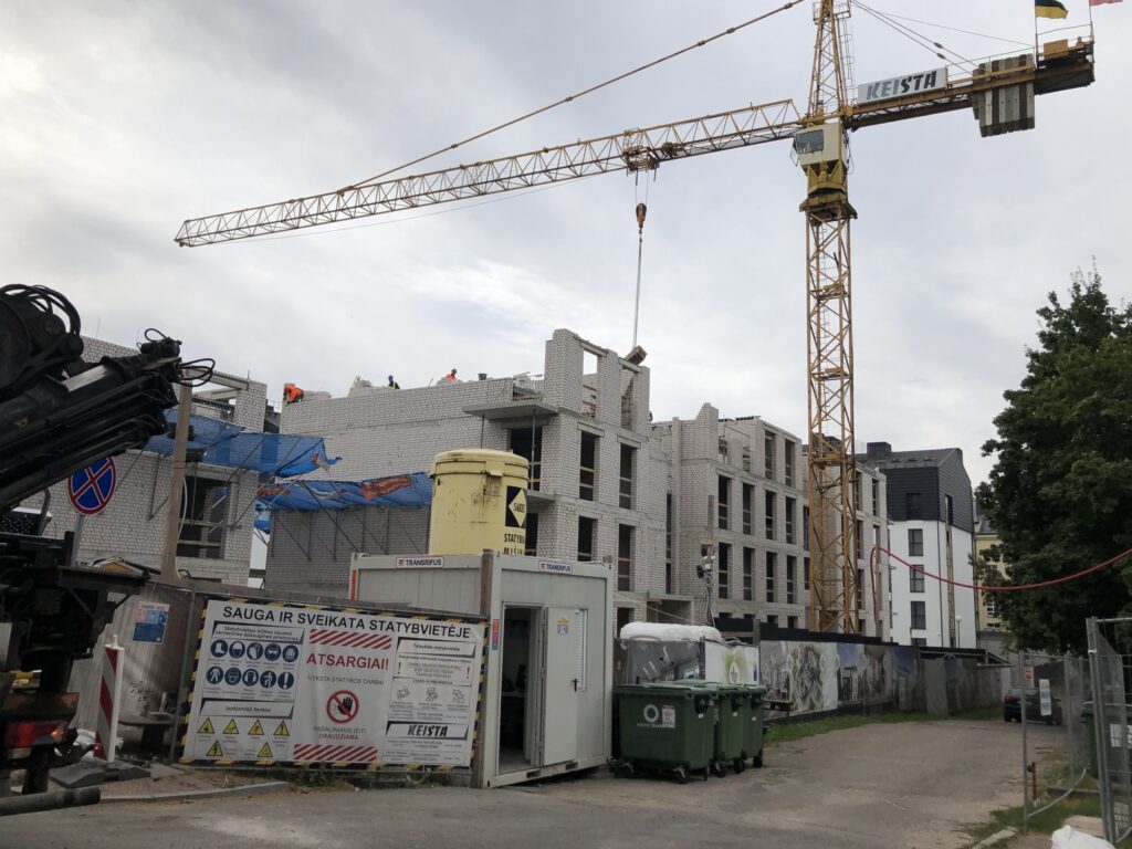 Parko namai 3 etapas (Krėvos g. 6) - Multi apartment - construction photos
