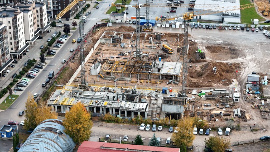 Just-in 1 etapas (A, B, C) (Justiniškių g. 126) - Daugiabutis - statybų nuotraukos