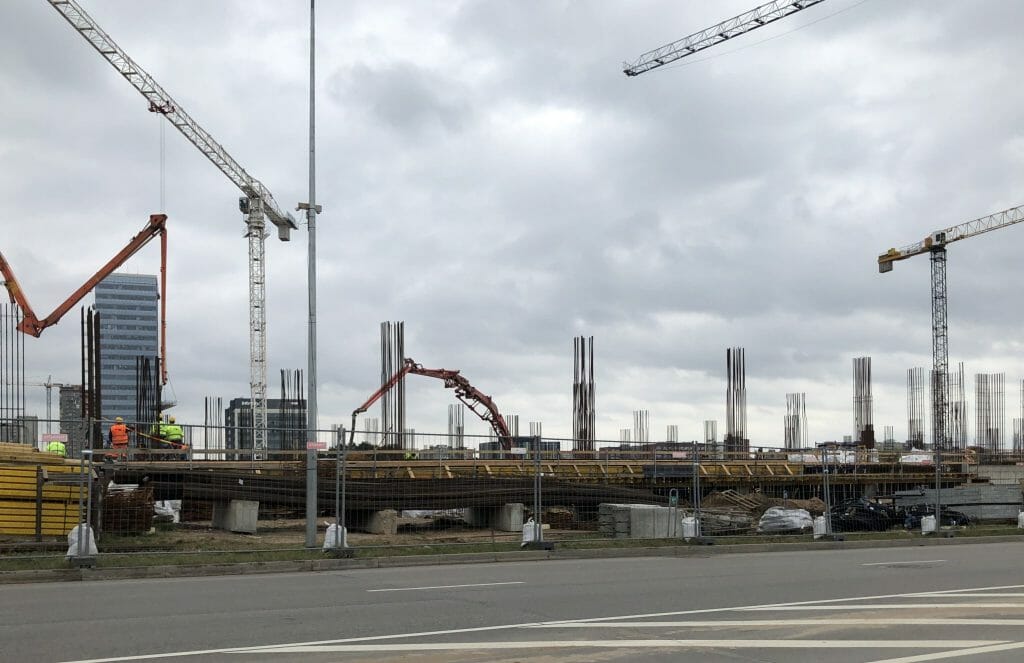 Vilnius OUTLET (Vytauto Pociūno g. 8) - Shopping center - construction photos