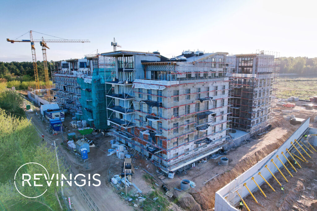 reVINGIS River Space (Geležinio Vilko g. 2) - Multi apartment - construction photos