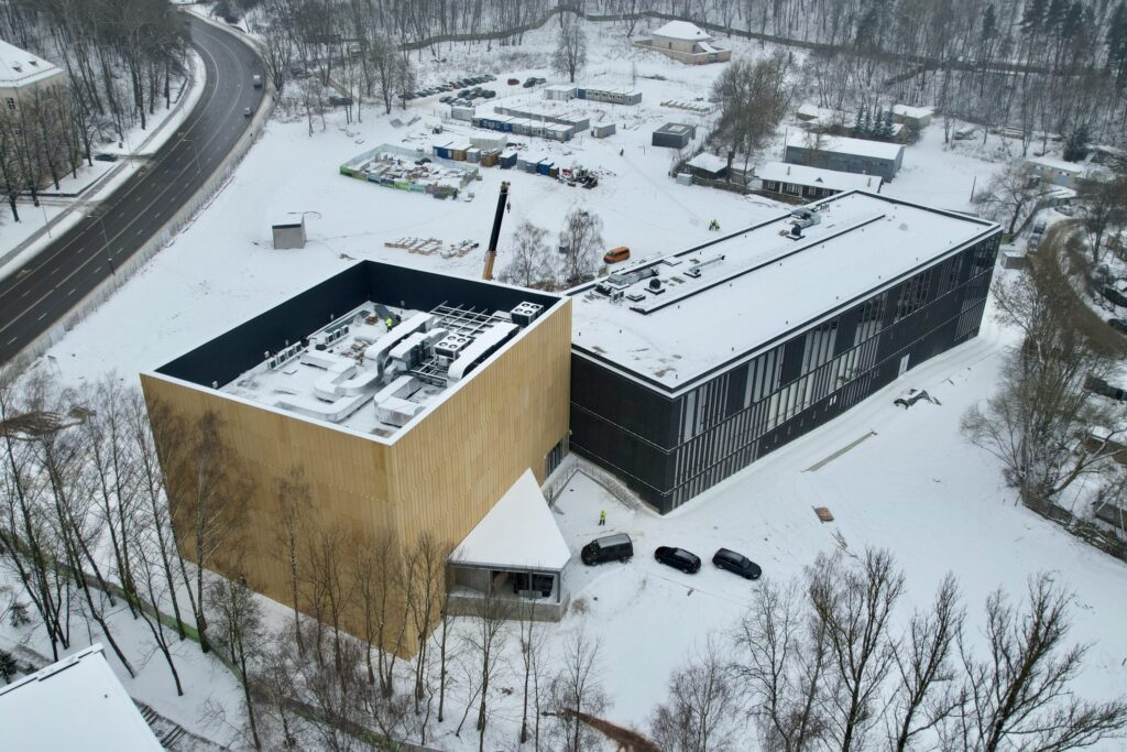 LMTA miestelis 1 etapas (Teatro ir kino fakultetas, Mažasis salių blokas) (Olandų g. 21A) - Higher education - construction photos