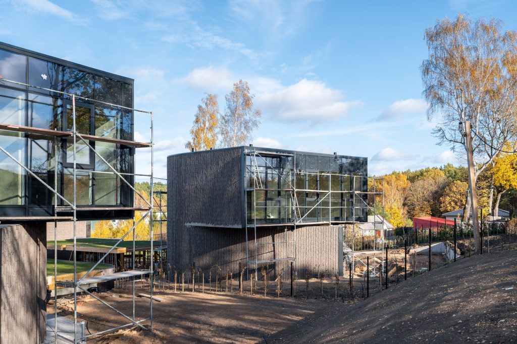 Duonos kalnas 1 etapas (Duonos Kalno g. 20, 22, 24, 26) - Private house community - construction photos