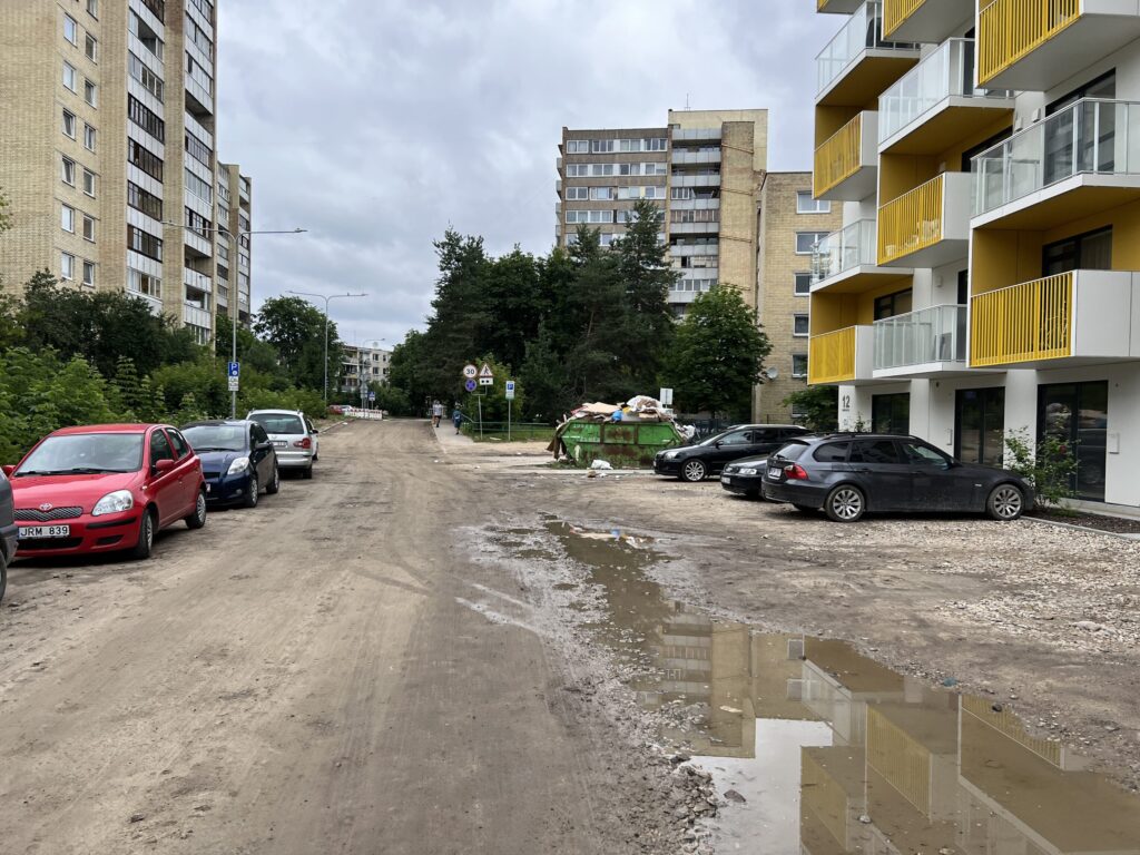 Skroblų g. rekonstrukcija (Skroblų g.) - Iela - būvdarbu attēli