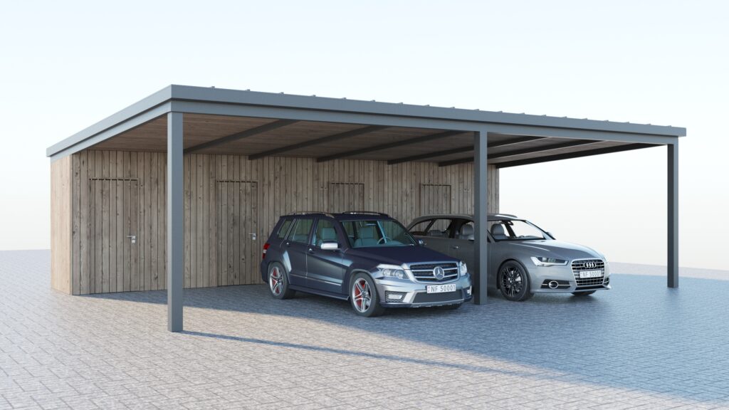 Beržų kampelis (Gluosnių g. 9A, 9B, 9C, Didžiasalio k.) - Row housing - visualization