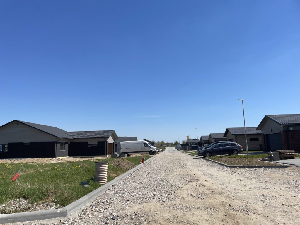 Saulės kalvos (Akacijų g. 1, 2, 3, 4, 5, 6, 7, 8, 9, 10, 11, 12, 13, 14, 15, 16, 17, 18, 19, 20, 21, Jazminų g. 1, 3, 5, 7, 9, 11, 13, 15, 17) - Private house community - construction photos