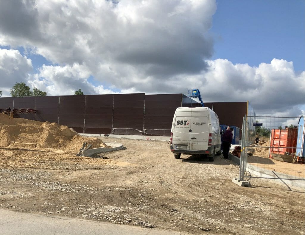 Norfa Zujūnų g. (Zujūnų g. 1) - Food store - construction photos