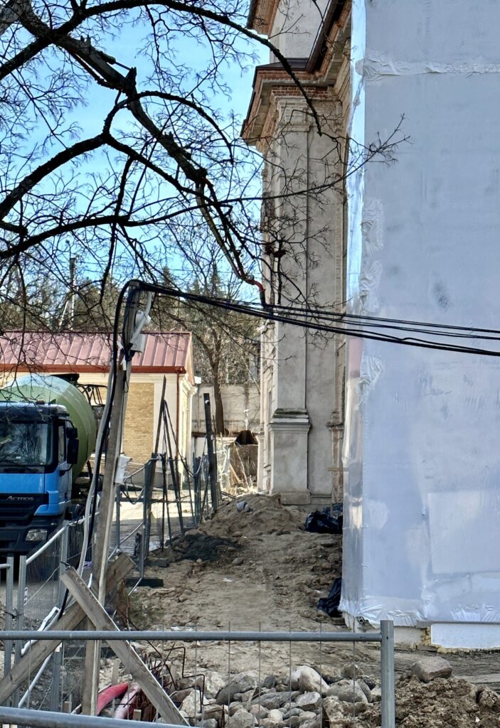 Sapiegų rūmai (L. Sapiegos g. 13) - Cultural center - construction photos