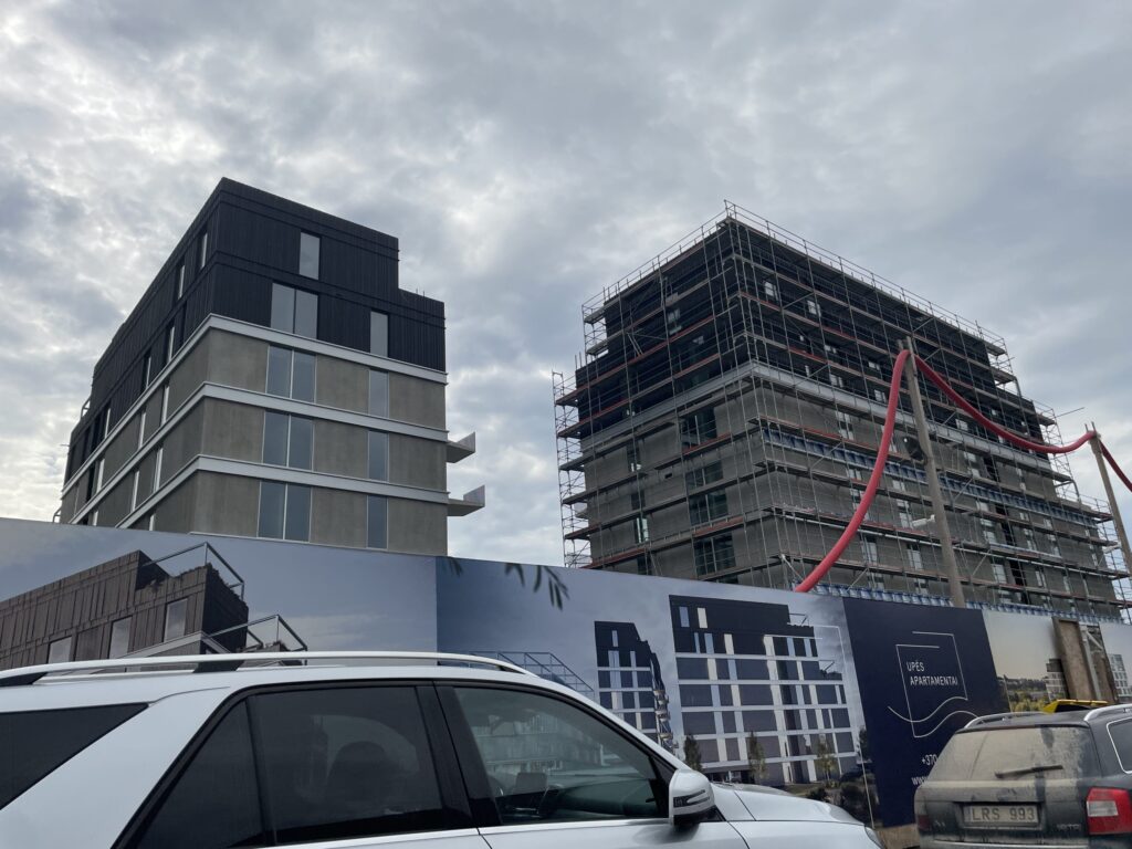 Upės apartamentai (Raudondvario pl. 107) - Multi apartment - construction photos