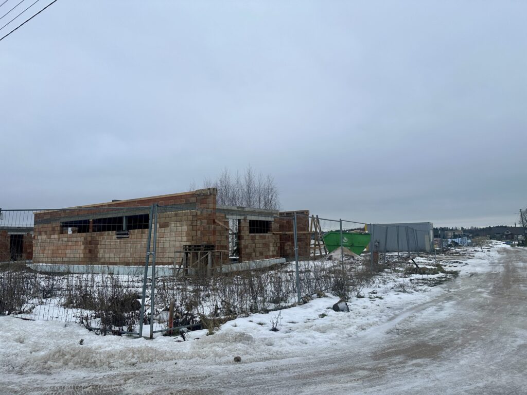 Garšvės slėnis (Pagaršvio aklg. ) - Private house community - construction photos