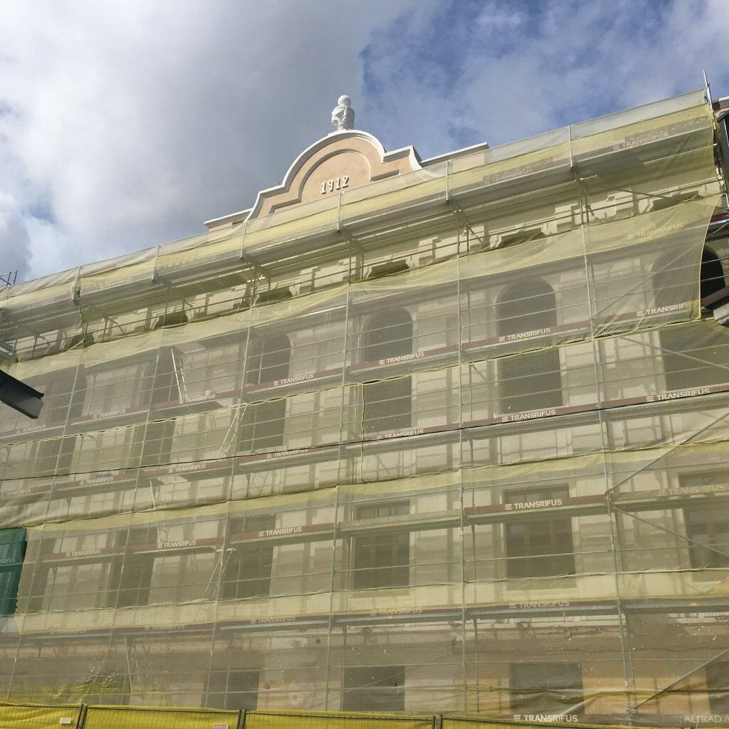 Radvilų rūmų pietų korpuso ir rytų paviljono atkūrimas (Vilniaus g. 24) - Museum - construction photos