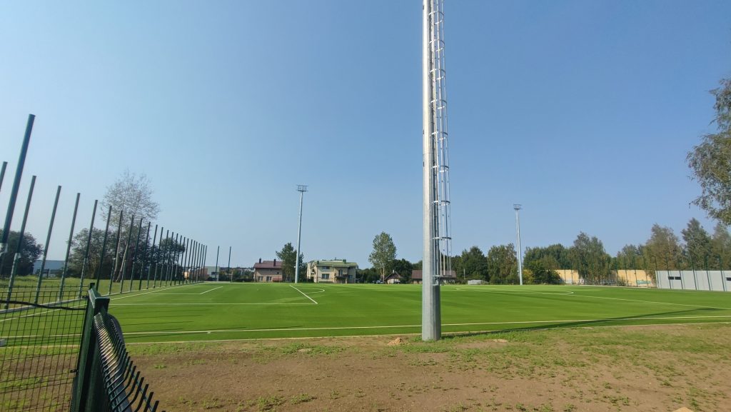 Mykolo Biržiškos gimnazijos futbolo stadionas (Taikos g. 81) - Sports field or court - construction photos