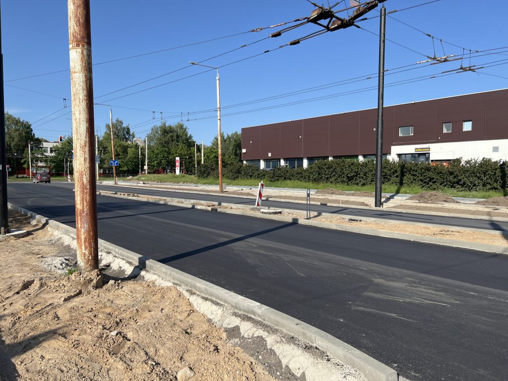 Viršilų g. nuo V. Lingio g. iki Justiniškių g. (Viršilų g.) - Bike path, Street - construction photos