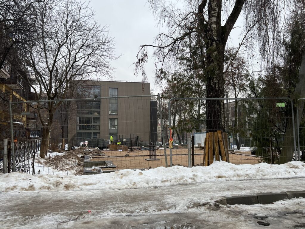 Lūšių 19 (Lūšių g. 19) - Row housing - construction photos